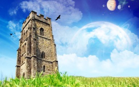 Замок в фантастическом мире