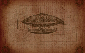 Figure Da Vinci steampunk
