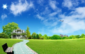 Зеленый дом