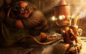 Буратино в стиле стимпанк