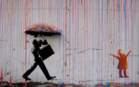 Дождь из красок