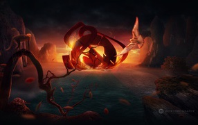 Эмблема в огне