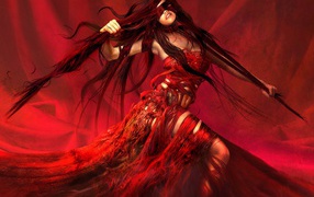 Женщина в движении