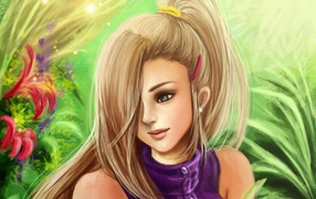 Портрет блондинки