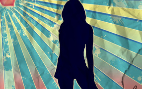 Силуэт девушки