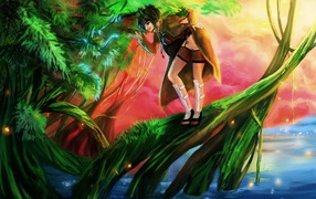 Девочка на дереве