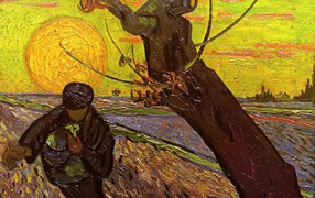 Famous painting of Vincent Van Gogh - Sower