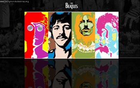 Картина Энди Уорхола The Beatles