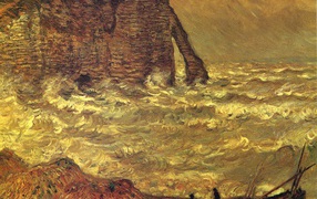 Картина Клода Моне - океан