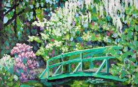 Painting Claude Monet - Virginia