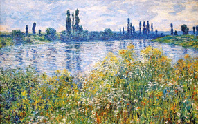 Картина Моне - Цветы