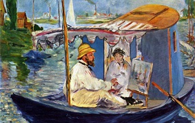 Painting Monet - Painter