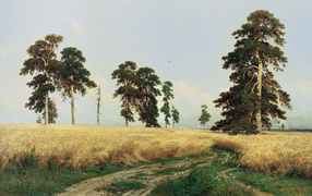 Painting Nikas Safronov - A long road