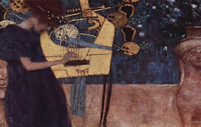 Painting of Gustav Klimt - Music