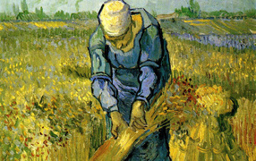 Картина Винсента Ван Гога - Крестьянка