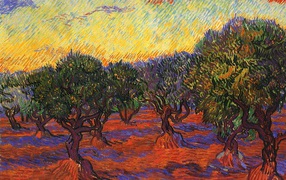 Картина Винсента Ван Гога - Красные поля
