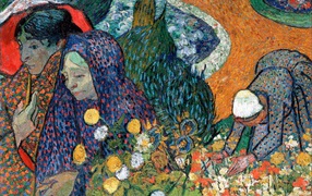 Картина Винсента Ван Гога - Женщина на работе