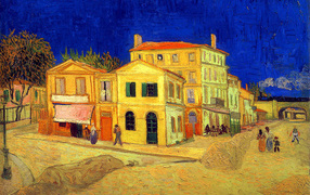 Painting of Vincent Van Gogh - Yellow house
