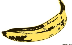 The painting of Andy Warhol Banana