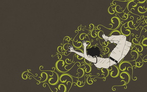 Танцор на орнаменте