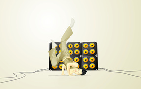 Человек танцует