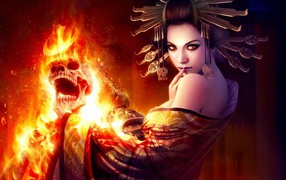 Человек сгорел от любви