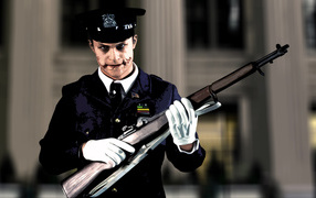 A police officer Joker