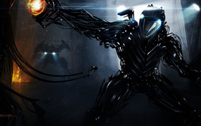 Фантастический монстр в ярости