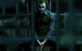 Joker behind bars