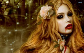 Luxury vampire girl