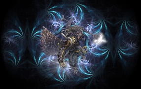 Монстр с куриными лапами