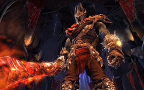 Воин с огненным мечом