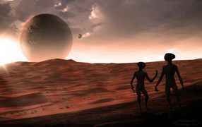 Инопланетяне на марсе