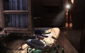 Летающая тарелка на столе