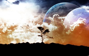 Планеты за облаками