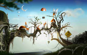 Город на деревьях