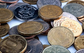 Много русских монет