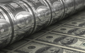 Печатное клише для долларов