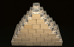 Пирамида из долларов