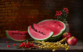 Натюрморт с арбузом