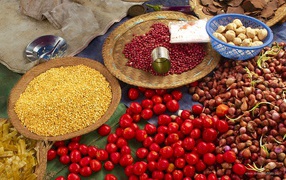 Овощи на рынке