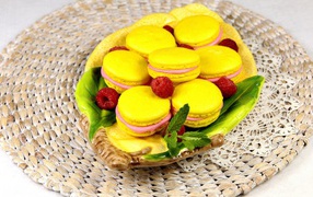 Печенье в лимонной глазури