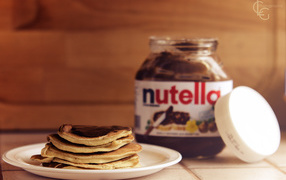 Блины с нутеллой