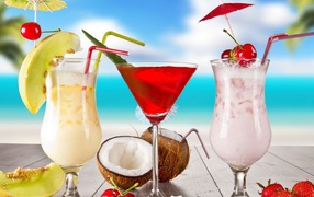 Три коктейля