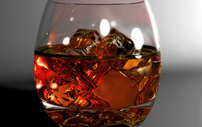 Whisky with ice
