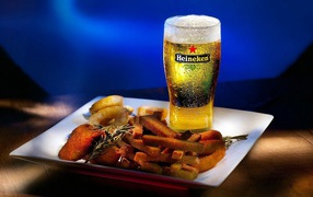 Пиво с сухариками