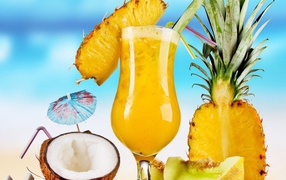 	   Pineapple juice cocktail