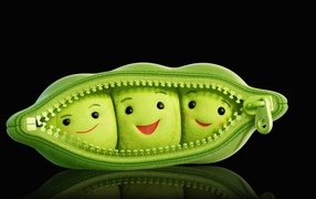 Горошины в стручке