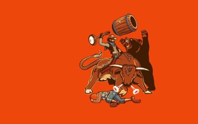 Родео с медведем