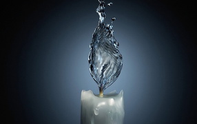 Водяное пламя свечи